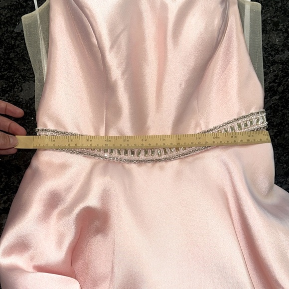 Blush Pink Ball Gown, Alyce 60113 Prom Dress - Picture 4 of 8